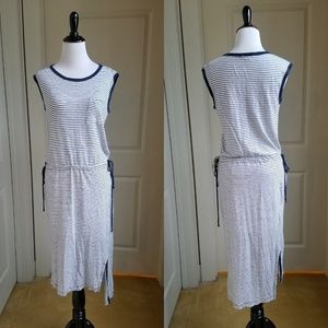 GAP Linen Striped Midi Dress, MP